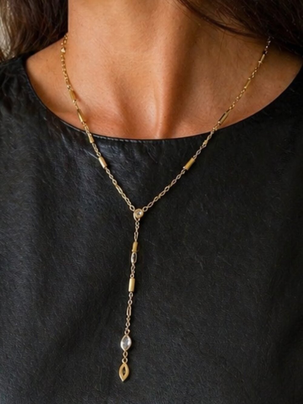 Uncommon James Gold Y-Drop Necklace